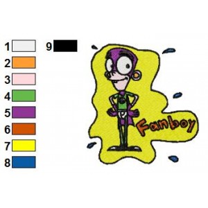 Fanboy Logo Embroidery Design